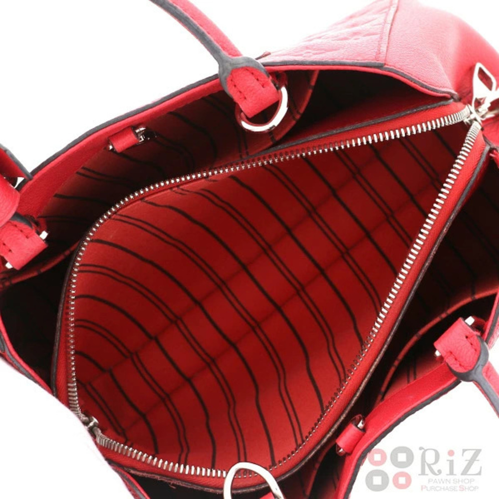 LOUIS VUITTON Montaigne Bag Handbag Empreinte Freesia Pink - Picture 6 of 6